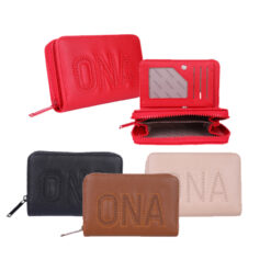 BILLETERA CON BROCHE Y CIERRE - ONA SAEZ