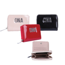 BILLETERA CON BROCHE Y CIERRE  - ONA SAEZ