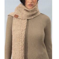 BUFANDA TEJIDA CAMEL - LIMA
