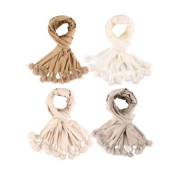 Alternative view of PASHMINA  LISA CON POMPOM - LA CHAPELLE