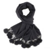 PASHMINA  LISA CON POMPOM - LA CHAPELLE