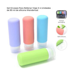 SET DE ENVASES X4 PARA RELLENAR - WANDERLUST